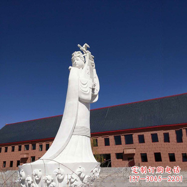 内江中国古代四大美女之王昭君出塞石雕塑