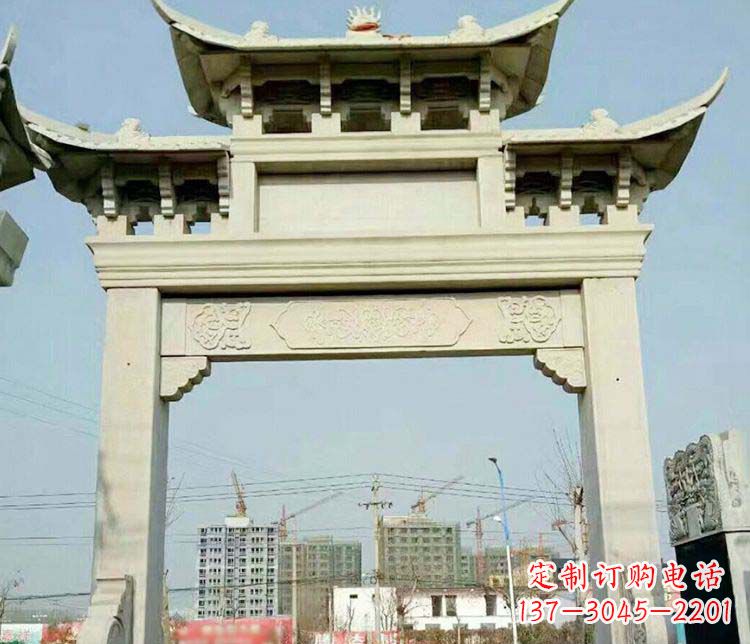 内江精美牌坊石雕