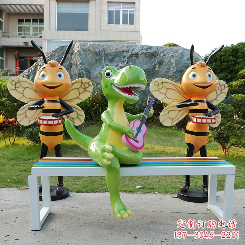 内江吉他恐龙雕塑