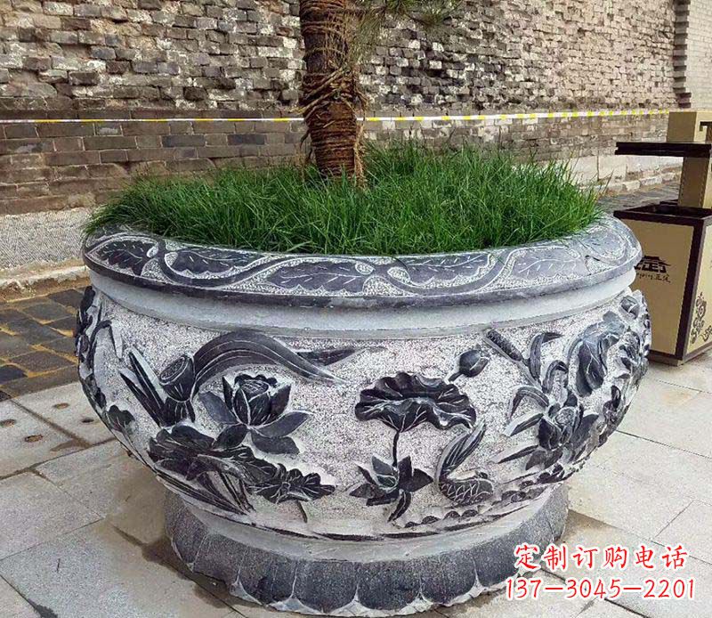 内江精美花盆雕塑,点亮你的道路景观