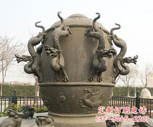 内江精美地动仪铜雕