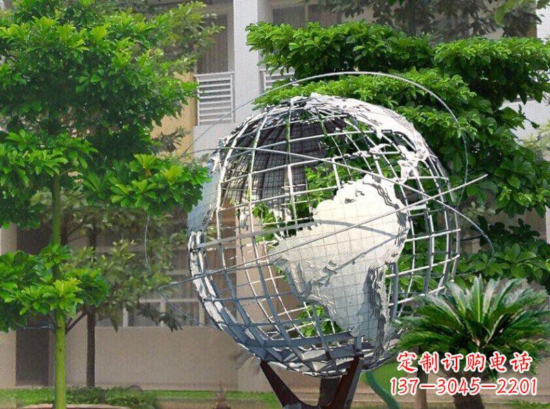 内江精美装饰的不锈钢地球雕塑