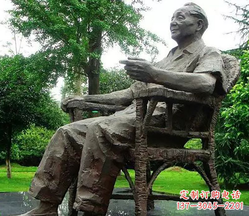 内江邓小平伟人公园铜雕—荣耀家乡,让历史永生