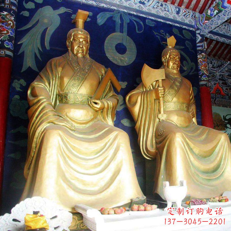 内江帝喾铜雕神像,让你的家居更有气质