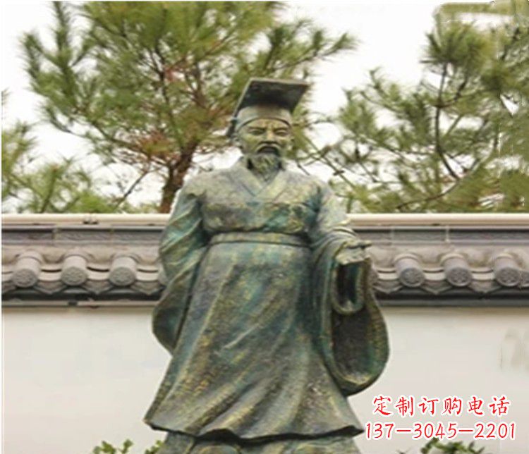 内江青铜雕刻汉武帝铜雕