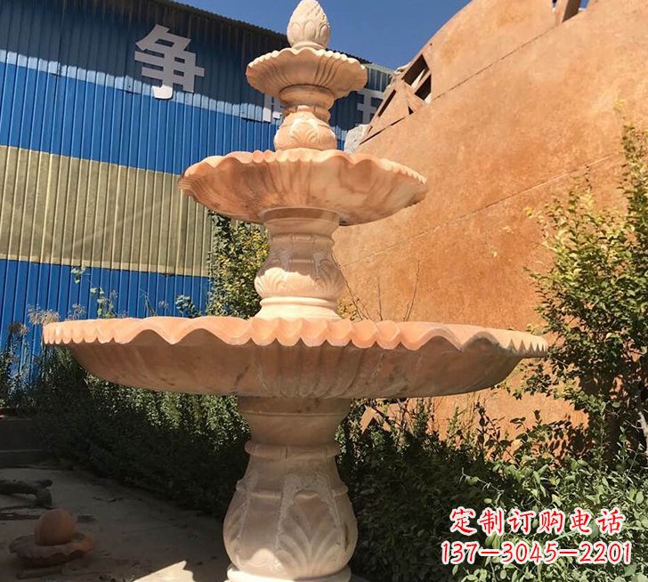 内江跌水盆喷泉石雕——精美的喷泉雕塑