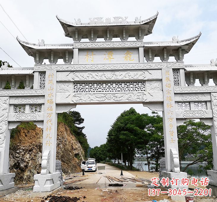 内江东夏侯石牌坊雕塑专业的定制雕塑制作商