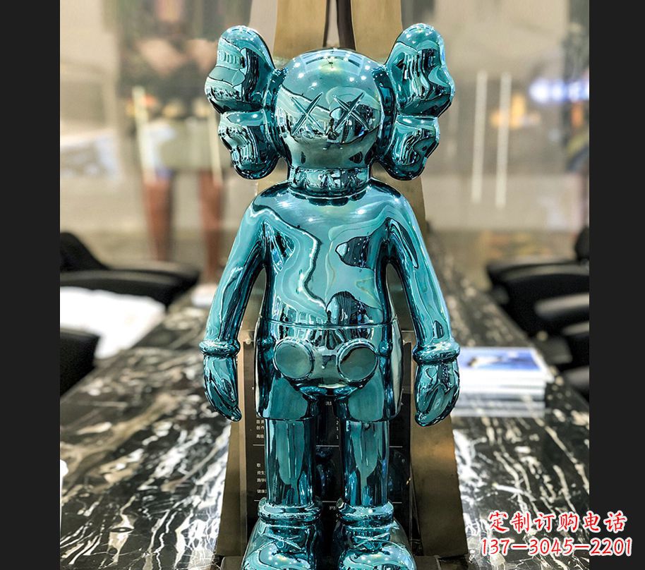 内江动漫不锈钢机器人雕塑