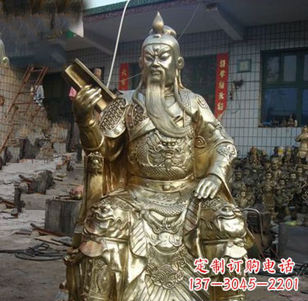 内江关公武财神铜雕定制
