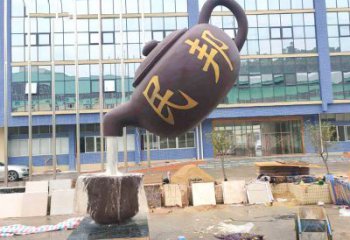 内江精美大型天壶流水喷泉雕塑