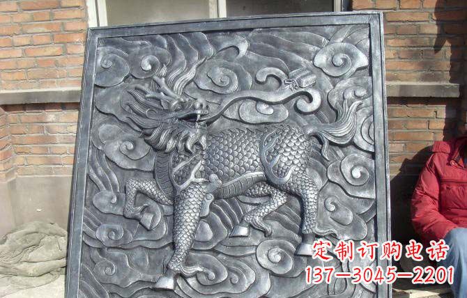 内江雕塑·锻铜古典麒麟