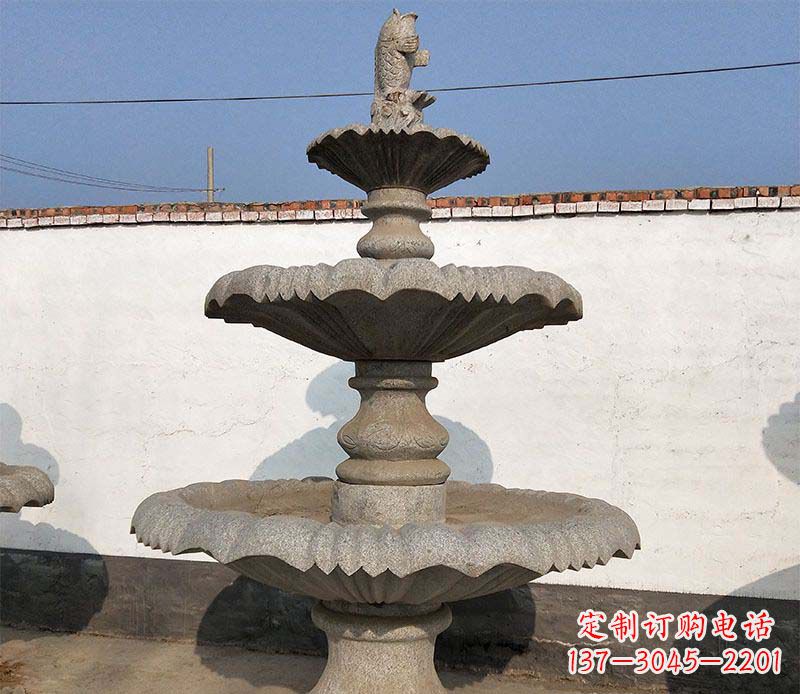 内江多层喷泉石雕
