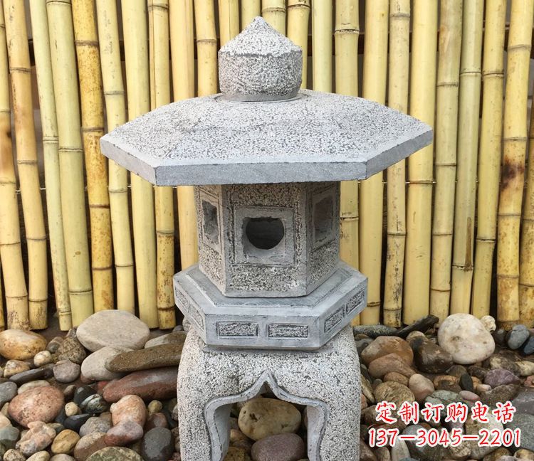 内江精美仿古灯笼石雕