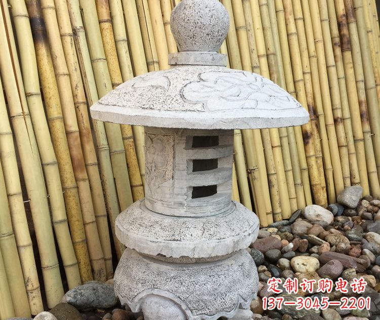 内江仿古公园照明石灯笼石雕