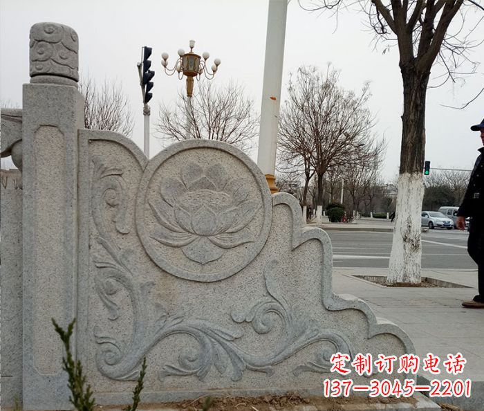 内江仿古护城河石栏板