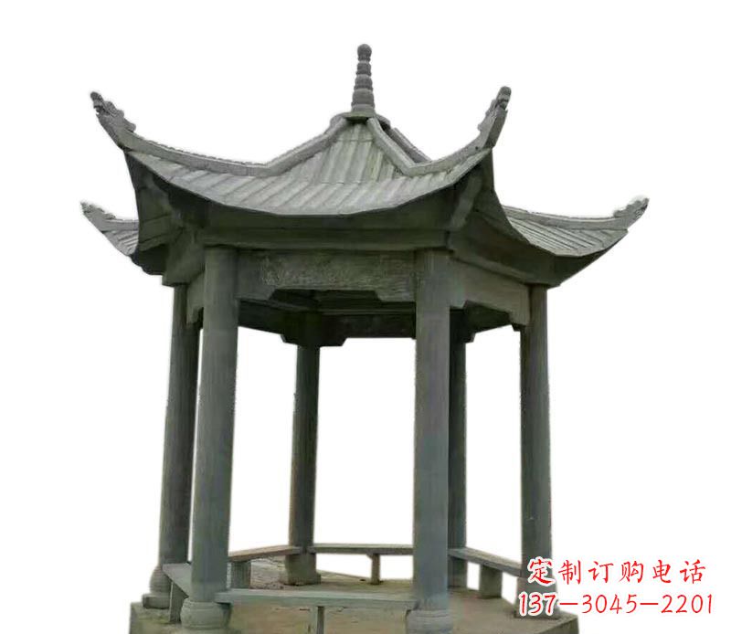 内江仿古石雕凉亭