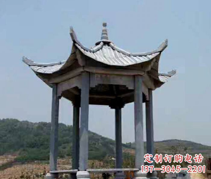 内江仿古石雕凉亭