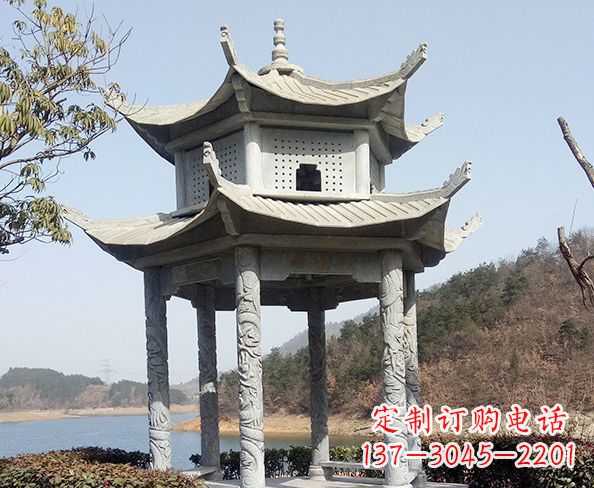 内江古典凉亭石雕
