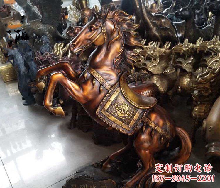 内江精致仿古马雕塑