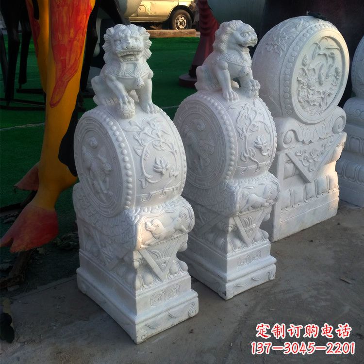 内江仿古门墩石雕塑,让您的家园更加精致