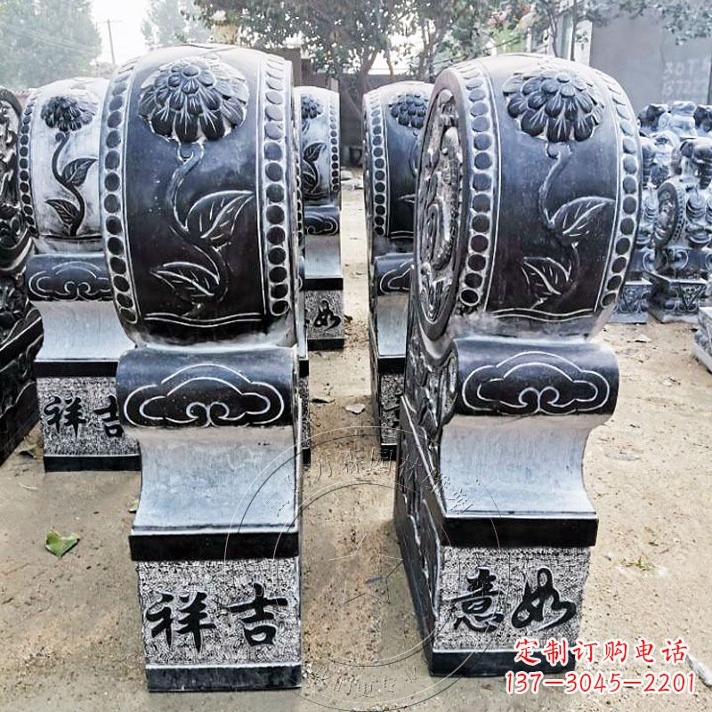 内江仿古门枕石门墩雕塑