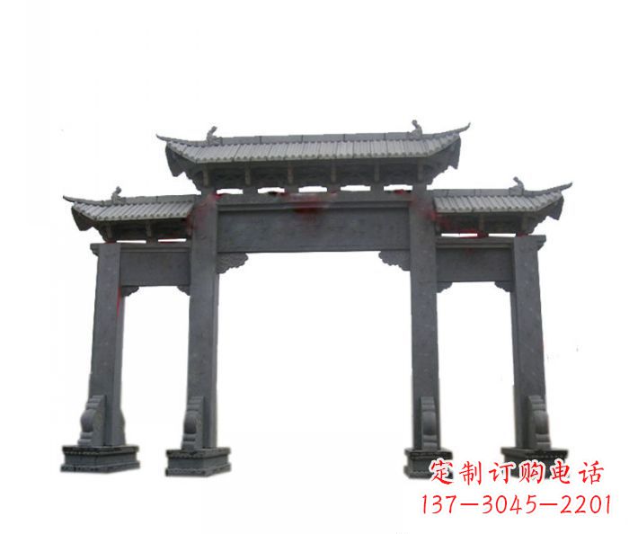 内江精美仿古牌坊石雕