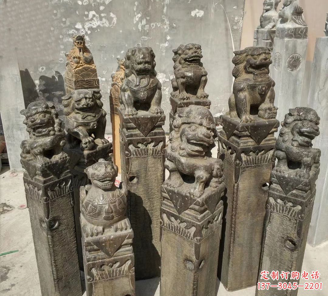 内江仿古马雕塑,高端定制艺术石雕