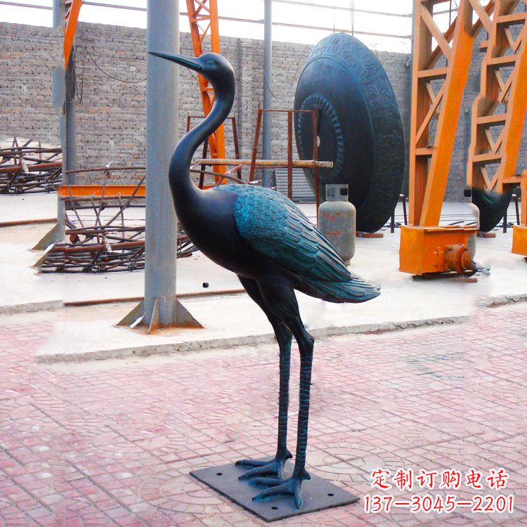 内江仿古仙鹤雕塑