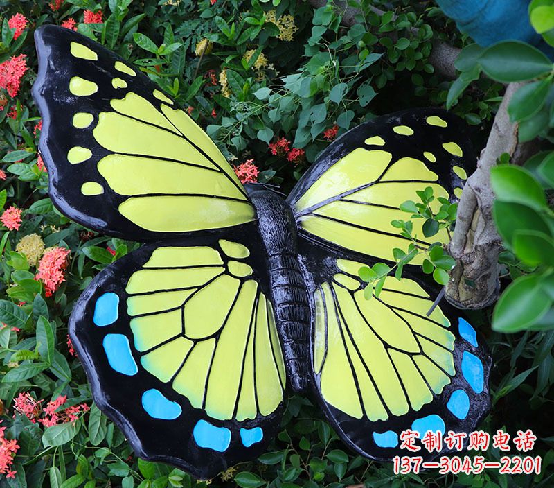 内江玻璃钢蝴蝶雕塑