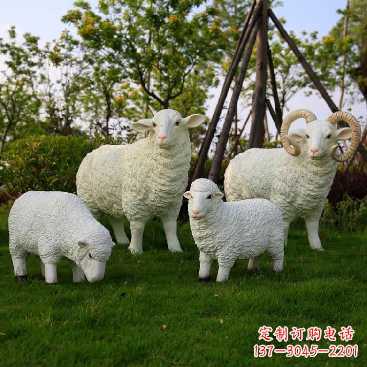 内江精美玻璃钢动物雕塑