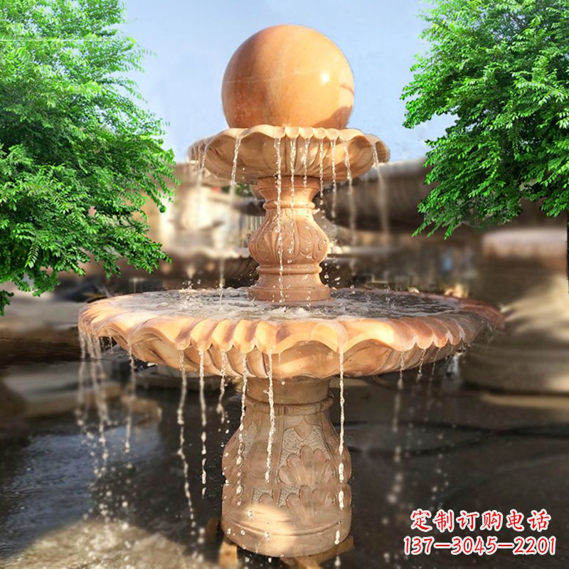 内江精致别致的风水球雕塑