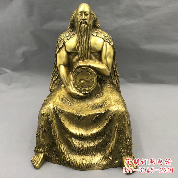 内江伏羲·神话传说铜雕塑