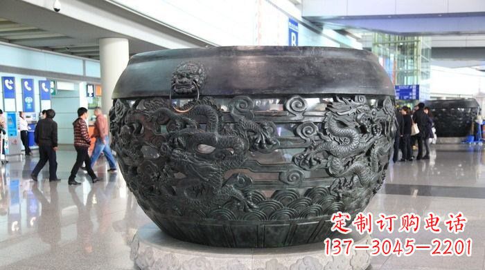 内江建筑与自然的和谐景观水缸雕塑
