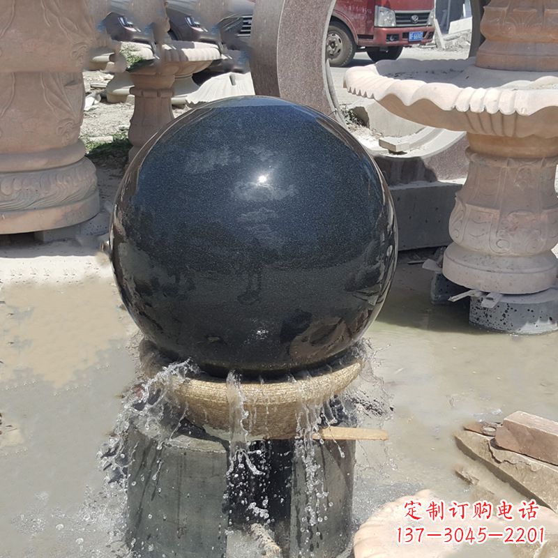 内江福建石雕风水球