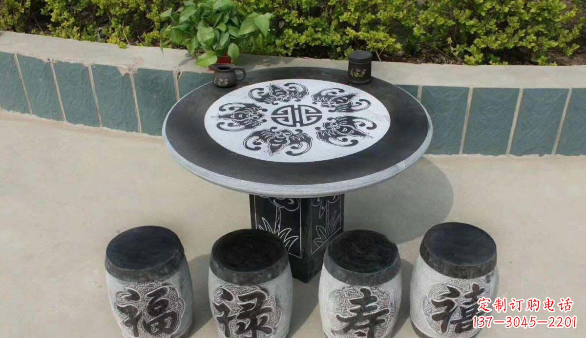 内江传统工艺福禄寿喜雕塑