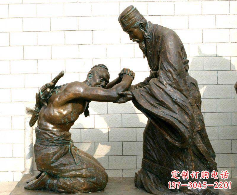 内江中领雕塑——传承古代文化的名人铜雕
