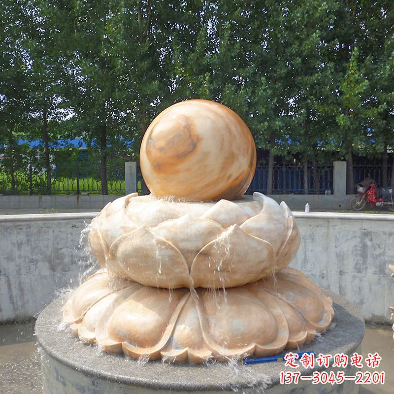 内江高档石制风水球雕塑让您的空间充满风水之力