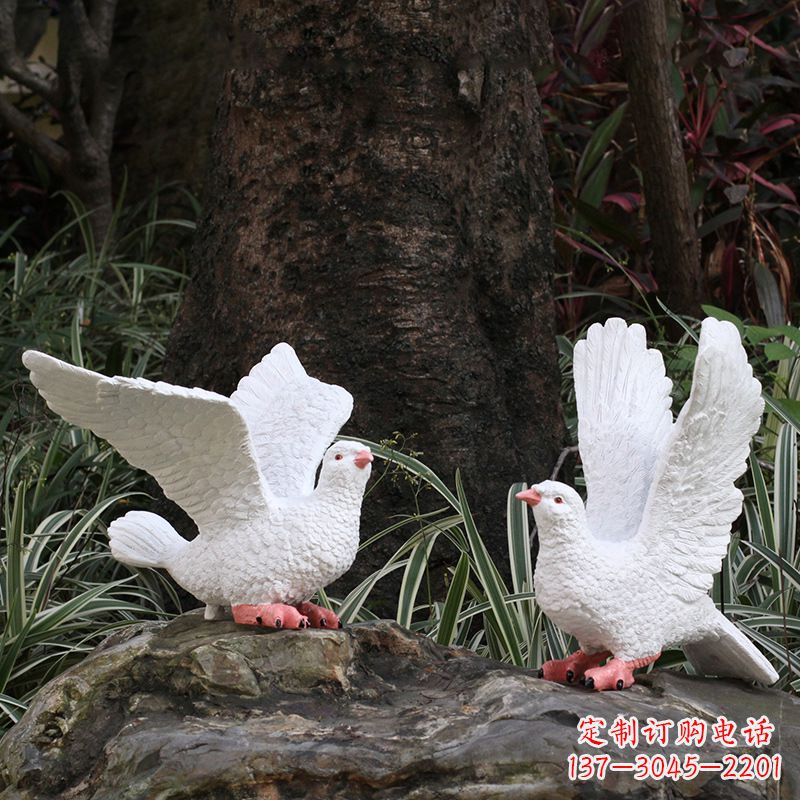 内江精美的鸽子抽象雕塑