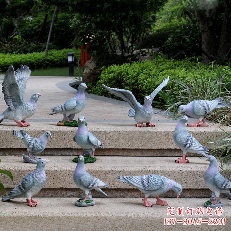 内江鸽子兔子猴子大象雕塑
