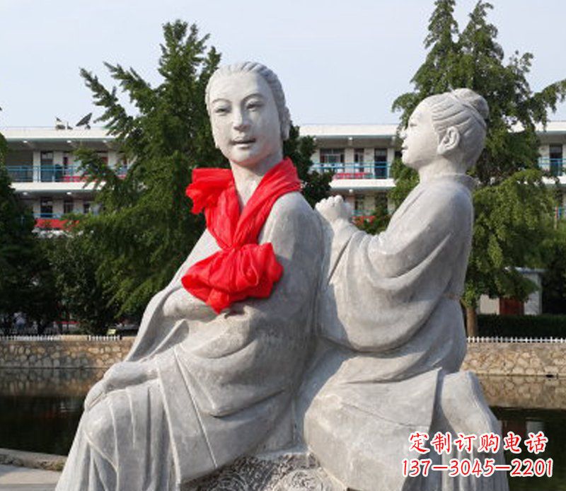 内江爱与温柔——领雕”母亲”石雕景观装饰