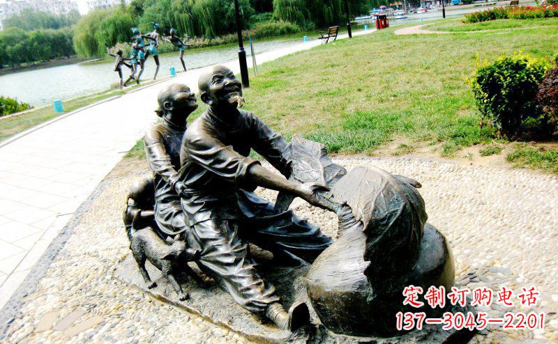 内江新颖可爱的铜雕萝卜小品