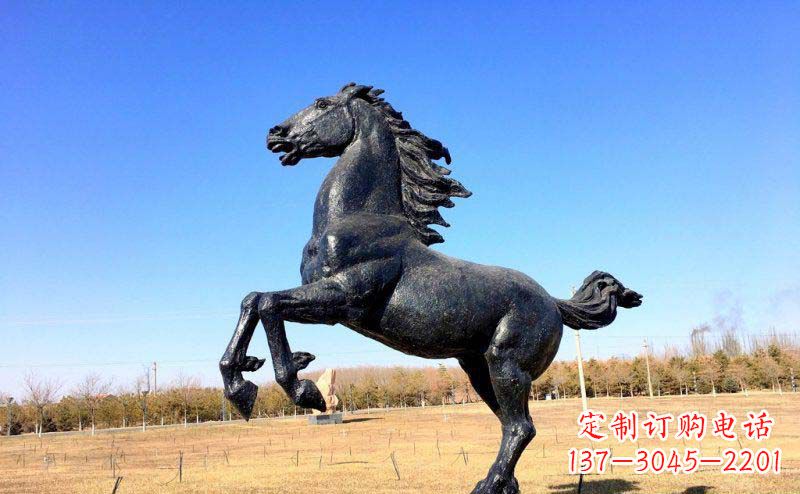 内江精美铜雕奔马动物雕塑