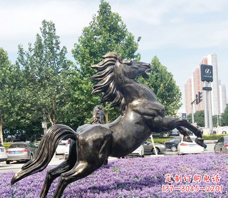内江公园奔马铜雕
