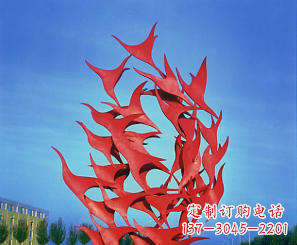 内江立体不锈钢大雁雕塑