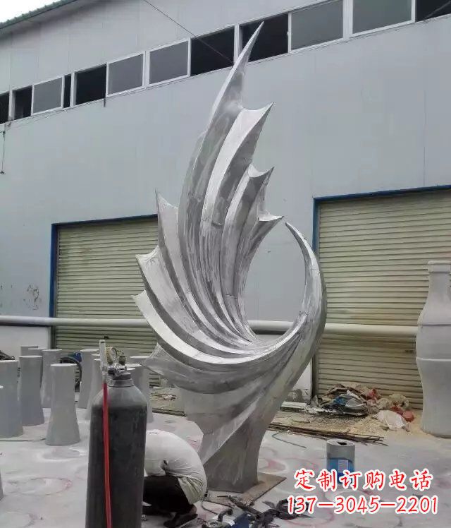 内江 不锈钢凤凰抽象雕塑