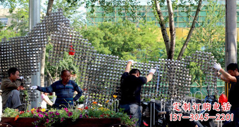 内江中领雕塑 - 动物抽象不锈钢雕塑