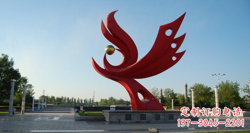 内江凤凰雕塑——浓缩的美丽传统