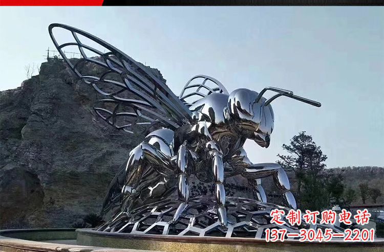 内江公园不锈钢大型蚂蚁雕塑