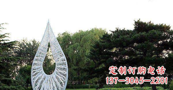 内江精美水滴不锈钢雕塑