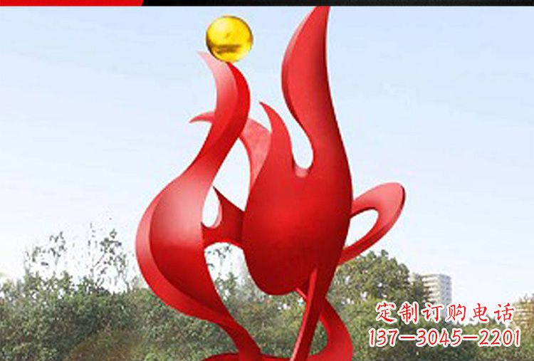 内江现代工艺不锈钢凤凰雕塑